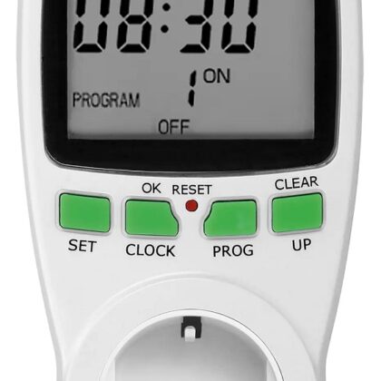Temporizador Diário/Semanal 3680W 16A c/ Display - VIRONE