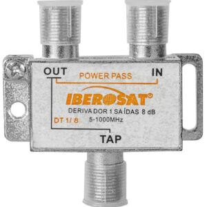 Derivador 2 Vias 5-1000MHz 8dB - IBEROSAT