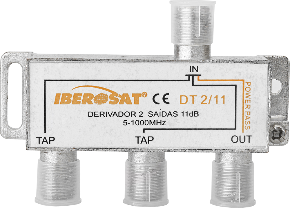Derivador 3 Vias 5-1000MHz 11dB - IBEROSAT