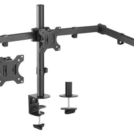 Suporte de Mesa p/ 3x Monitores 13-27 7Kg (Preto) - AISENS