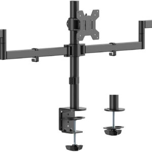 Suporte de Mesa Inclinável p/ 3 Monitores 10Kg 13-27 - AISENS