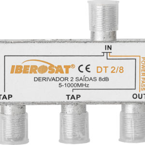 Spliter Derivador 3 Vias 5-1000MHz 8dB - IBEROSAT