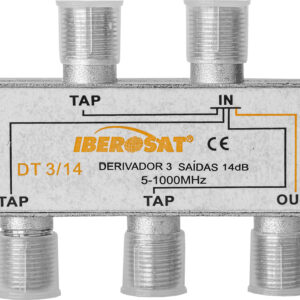 Derivador 4 Vias 5-1000MHz 14dB - IBEROSAT
