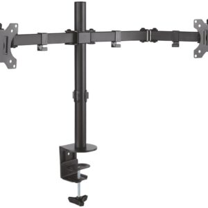 Suporte de Mesa p/ Ecrã 13-32 Preto (Duplo) - AISENS
