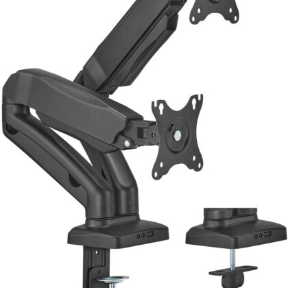 Suporte de Mesa p/ 2 Monitores 17-32 9Kg - AISENS