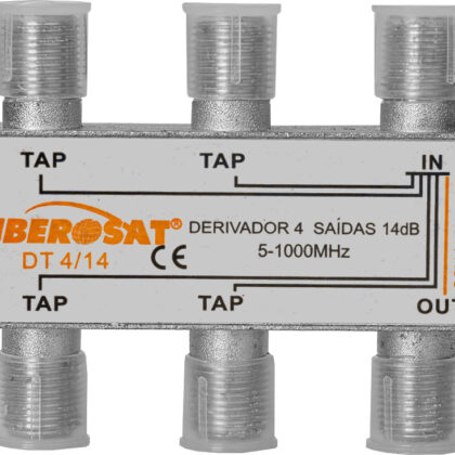 Derivador 5 Vias 5-1000MHz 14dB - IBEROSAT