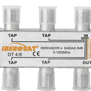 Derivador 5 Vias 5-1000MHz 8dB - IBEROSAT