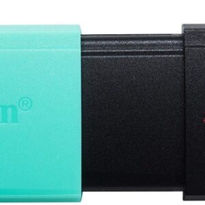 Pen Drive DataTraveler Exodia M USB 3.2 256GB (Preto/Azul Turquesa) - KINGSTON