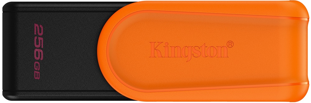 Pen Drive DataTraveler Exodia S USB 3.2 256GB (Preto/Laranja) - KINGSTON