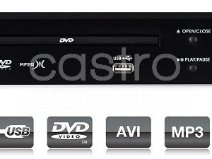 Leitor CD/DVD Karaoke 19 1U com USB - FONESTAR