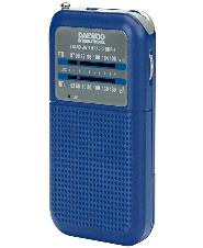 R?dio Port?til AM/FM c/ Coluna DW1008 (Azul) - DAEWOO