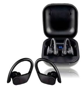 Auriculares Desportivos TWS Bluetooth 5.0 (Preto) - DAEWOO