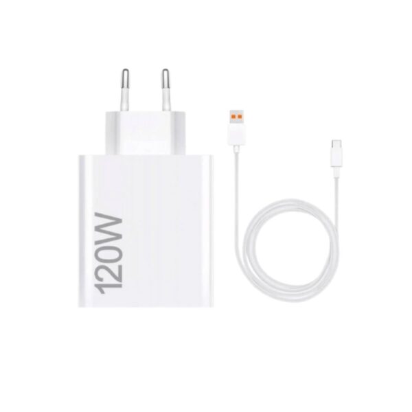 Carregador de Parede Xiaomi 120W HyperCharge Combo + USB Tipo-C 120W