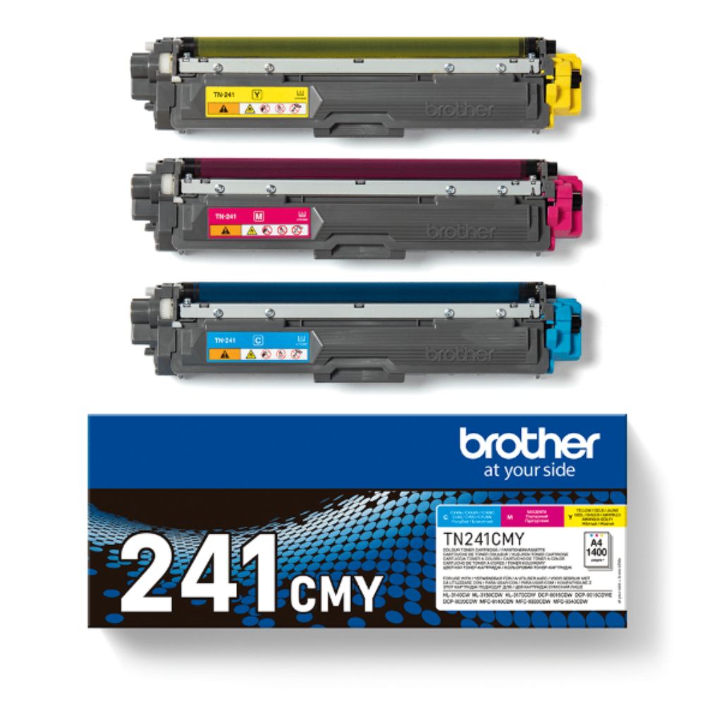 Toner Original Multipack Brother TN241CMY Azul Magenta Amarelo