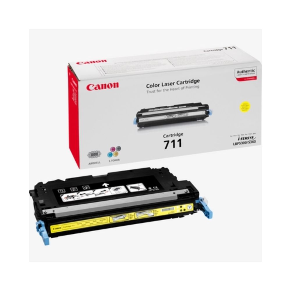 Toner Original Canon 711 Amarelo
