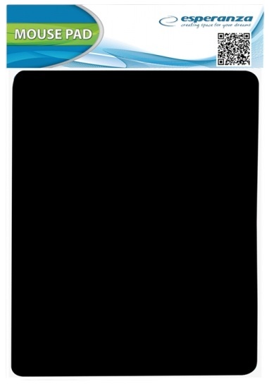Tapete de Rato Têxtil EA145K (Preto) - ESPERANZA