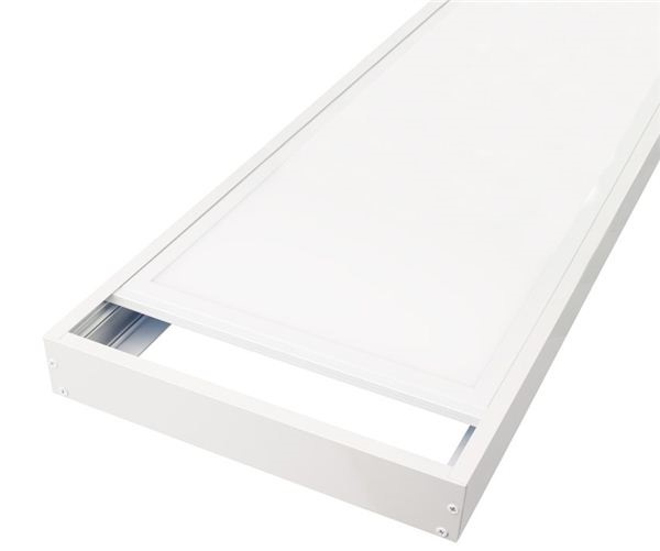 Aro Superficie Branco p/ Fixação Painel LED (120x30cm) - ELBAT