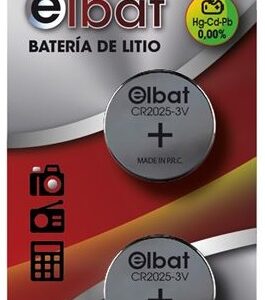 Blister 2x Pilhas Lithium 3V CR2025 - ELBAT