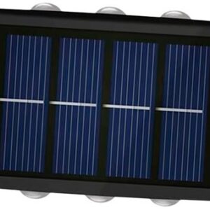 Aplique de Parede LED Solar 6000K IP65 (Preto) - ELBAT