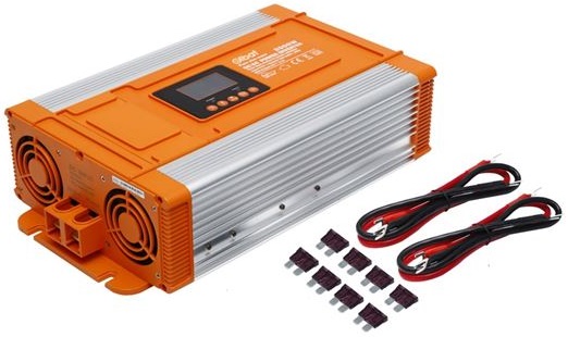 Conversor ONDA PURA 12V - 220V 2000W c/ Ecrã LCD - ELBAT