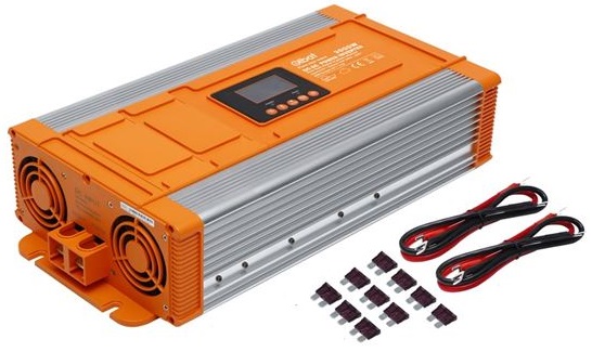 Conversor ONDA PURA 12V - 220V 3000W c/ Ecrã LCD - ELBAT