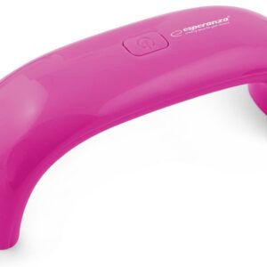 Secador Ultravioleta LED 9W (Secagem Cola, Unhas Gel, Lacas, etc) Rosa - ESPERANZA