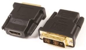 Ficha Adaptadora DVI-D Macho - HDMI Femea - EWENT