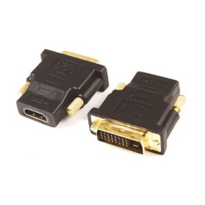 Ficha Adaptadora DVI-D Macho - HDMI Femea - EWENT