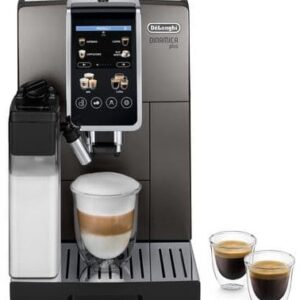 Máquina de Café Automática Dinamica Plus ECAM380.95.TB 1.8L 1450W (Preto Titânio) - DELONGHI