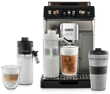 Máquina de Café Expresso Automática Eletta Explore ECAM450.86.T 1450W - DELONGHI
