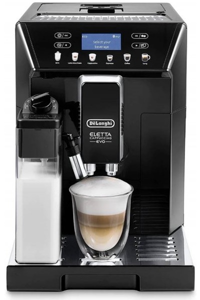 Máquina de Café Expresso Automática Eletta Cappuccino Evo ECAM46.860.B 1450W - DELONGHI