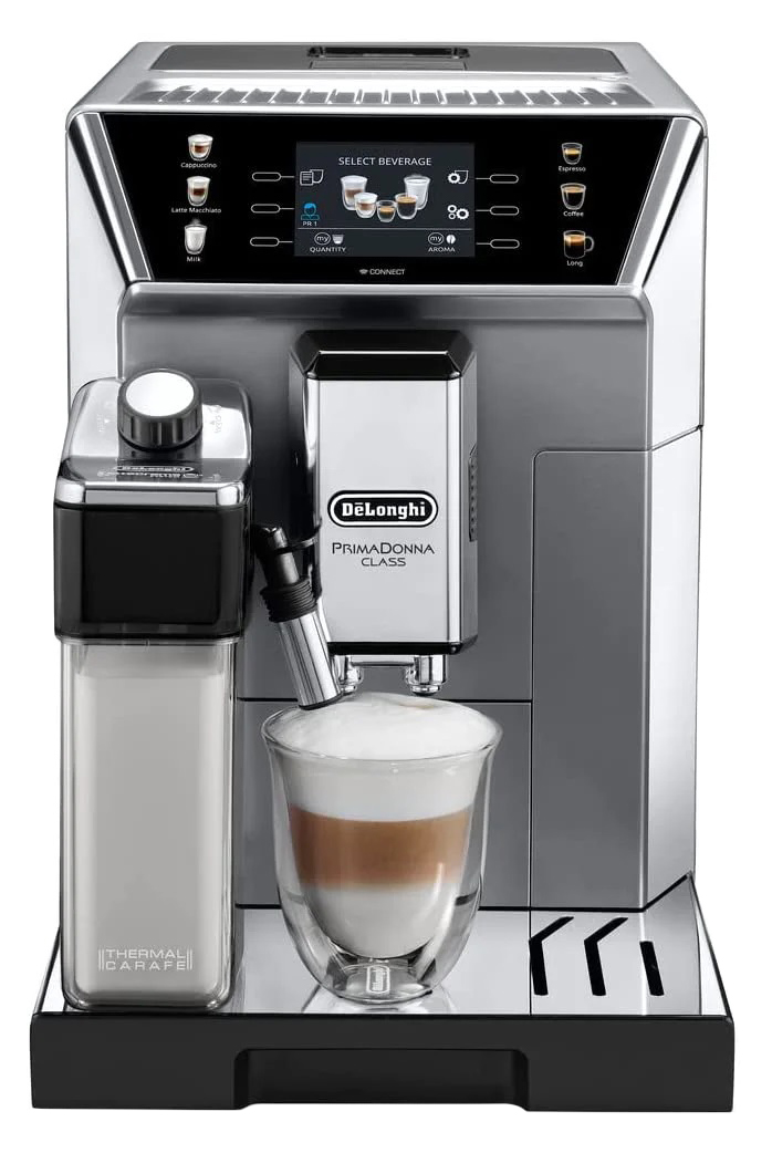 Máquina de Café Automática PrimaDonna Class ECAM550.85.MS 1450W (Inox) - DELONGHI