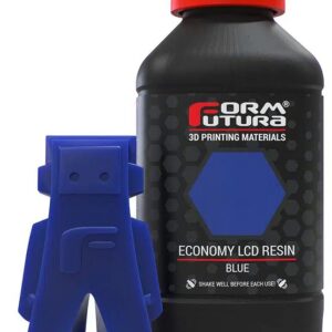 Resina p/ Impress?o 3D LCD 1000ml Econ?mica (Azul) - FORMFUTURA