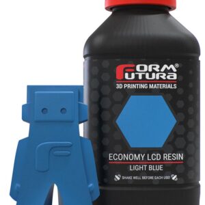 Resina p/ Impressão 3D LCD 1000ml Económica (Azul Claro) - FORMFUTURA