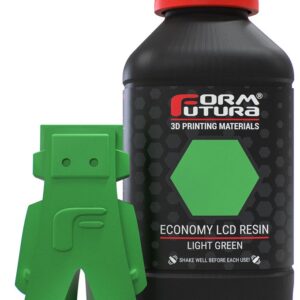 Resina p/ Impress?o 3D LCD 1000ml Econ?mica (Verde Claro) - FORMFUTURA