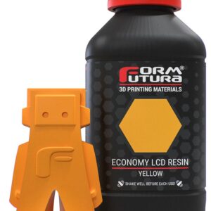 Resina p/ Impressão 3D LCD 1000ml Económica (Amarelo) - FORMFUTURA