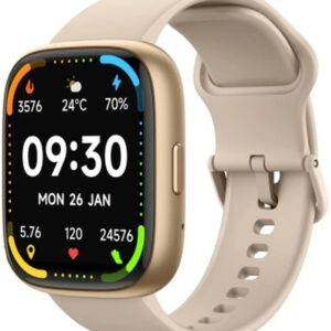 Smartwatch Ecowatch 6 (Dourado) - MAXCOM
