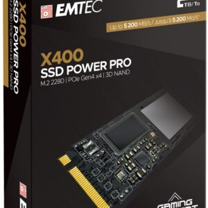 Disco SSD 2TB X400 M.2 NVMe PCIe 4.0 - EMTEC