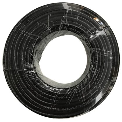 Rolo Cabo Coaxial RG6 Preto (25 mts) - DAXIS