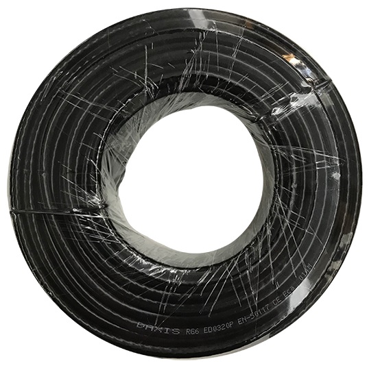 Rolo Cabo Coaxial RG6 Preto (25 mts) - DAXIS