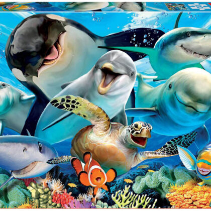 Puzzle Junior 100 Selfie Debaixo de Água - EDUCA