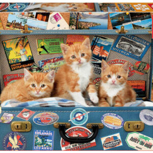 Puzzle Junior 200 Gatinhos Viajantes - EDUCA