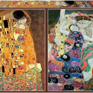 Puzzle 2X1000 Gustav Klimt - EDUCA