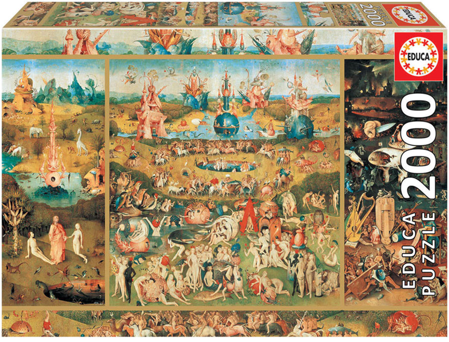 Puzzle 2000 O Jardim das delícias - EDUCA
