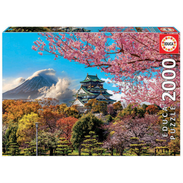 Puzzle 2000 Castelo de Osaka Japão - EDUCA