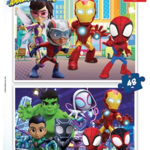 2x Puzzle 48 Spidey Amazing Friends (Marvel) - EDUCA