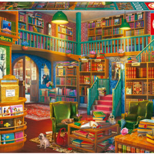Puzzle 1000 Livraria - EDUCA