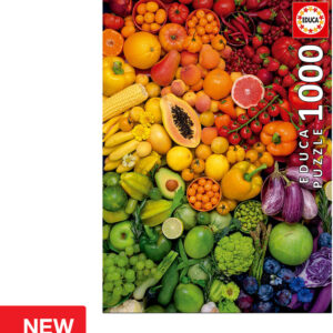 Puzzle 1000 Vitaminas Coloridas - EDUCA