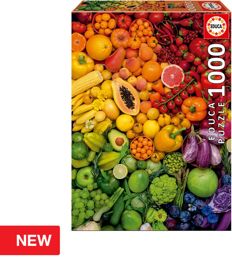 Puzzle 1000 Vitaminas Coloridas - EDUCA