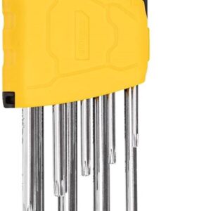 Conjuntos de 9x Chaves Sextavadas Torx 1,5-10mm (Prateado) - DELI